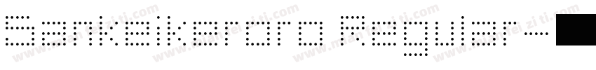Sankeikeroro Regular字体转换